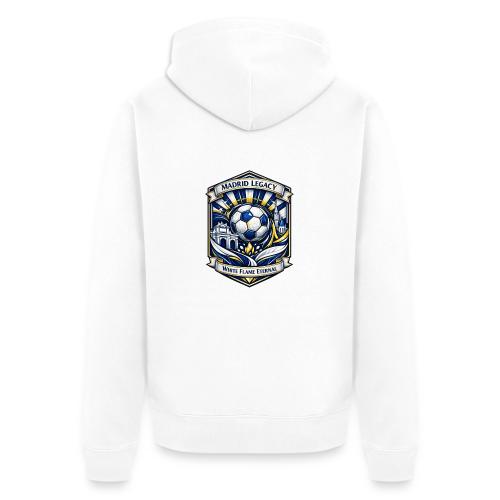 Madrid White Legacy T Shirt, Madrid Fan Gift - Unisex Premium Organic Zip Hoodie
