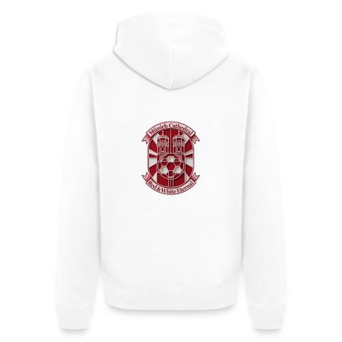 Munich Cathedral T Shirt, German Football Fan Gift - Unisex Premium Organic Zip Hoodie