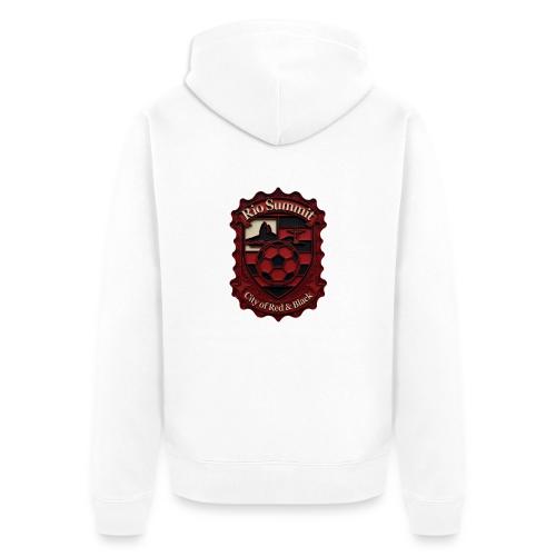 Flamengo Scarlet Summit T-Shirt, Football Gift - Unisex Premium Organic Zip Hoodie