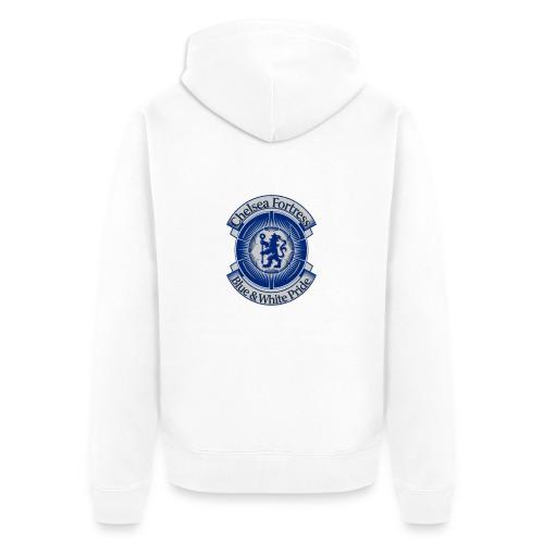 Chelsea Fortress T Shirt, Soccer City Pride Gift - Unisex Premium Organic Zip Hoodie