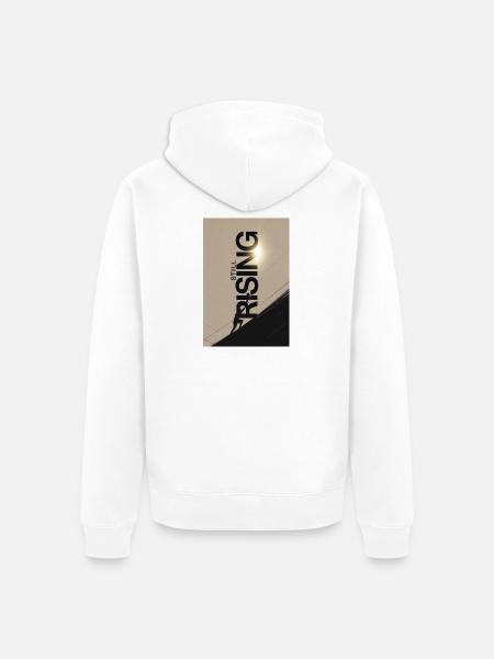Still Drawing Climber - Unisex Premium Organic Zip Hoodie - white