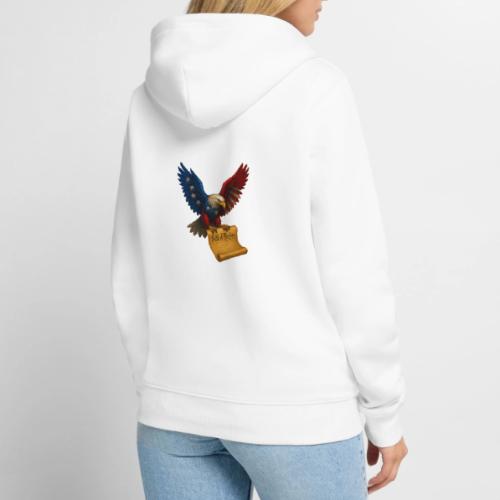 Bill of Rights Bald Eagle - Unisex Premium Organic Zip Hoodie