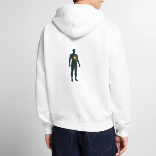 Glowing Chest Personl - Unisex Premium Organic Zip Hoodie