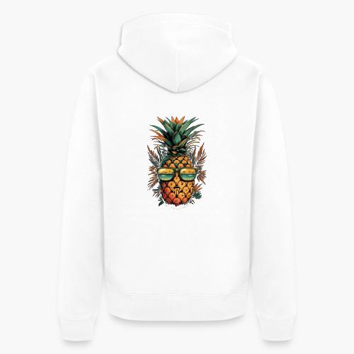 Cool Pineapple - Unisex Premium Organic Zip Hoodie