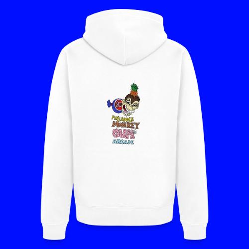 pineapple gum monkey arcade - Unisex Premium Organic Zip Hoodie