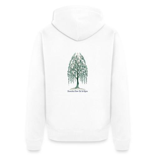 Easter Branches Bow Willow T Shirt, Easter Gift - Unisex Premium Organic Zip Hoodie