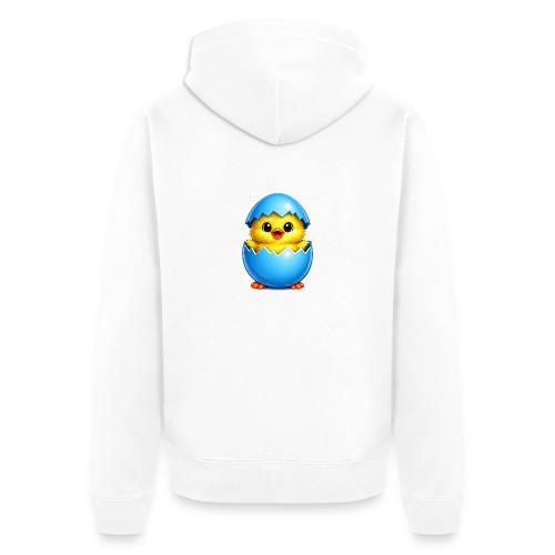 Easter Chick Blue - Unisex Premium Organic Zip Hoodie
