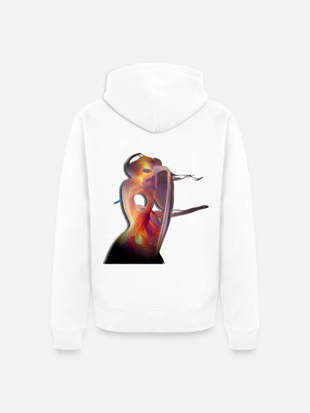 The Phantom Rhapsody - Unisex Premium Organic Zip Hoodie - white