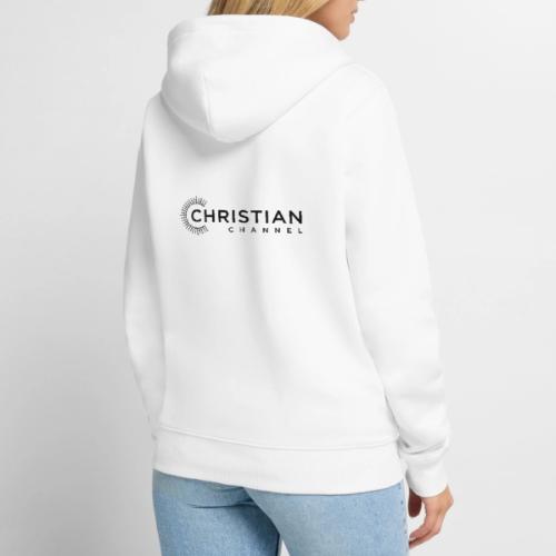 Christian Channel Black - Unisex Premium Organic Zip Hoodie