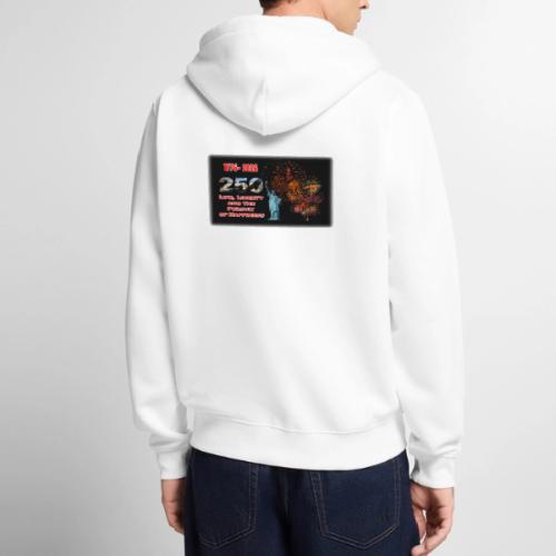 1776 - 2026 - 250 Years USA | Fireworks - Unisex Premium Organic Zip Hoodie