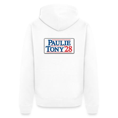 Paulie and Tony for Co-President 2028 - Unisex Premium Organic Zip Hoodie
