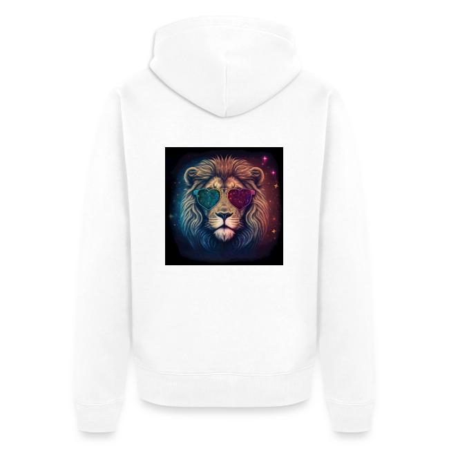 Jesus Lion of Judah wearing love glasses