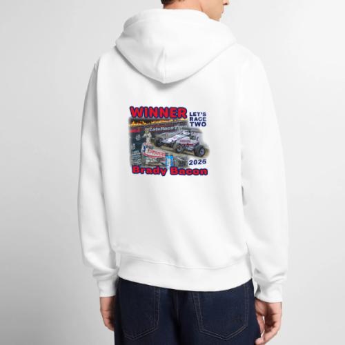 Brady Bacon #LetsRaceTwo Winner - Unisex Premium Organic Zip Hoodie