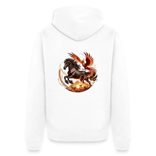 Year of the Horse Phoenix T Shirt, Lunar NY Gift - Unisex Premium Organic Zip Hoodie