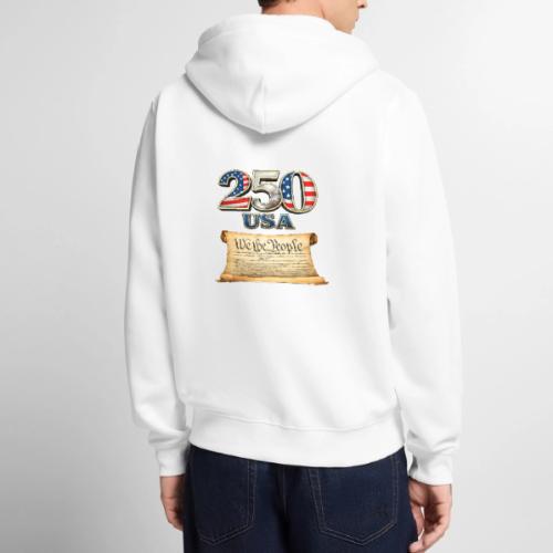 250th anniversary celebration of America - Unisex Premium Organic Zip Hoodie