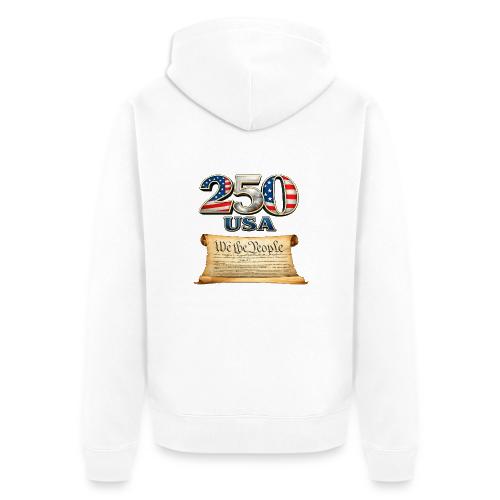 250th anniversary celebration of America - Unisex Premium Organic Zip Hoodie