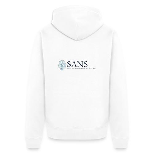 SANS logo dark - Unisex Premium Organic Zip Hoodie