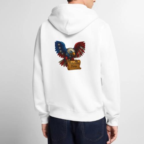 Veterans Press Bald Eagle - Unisex Premium Organic Zip Hoodie
