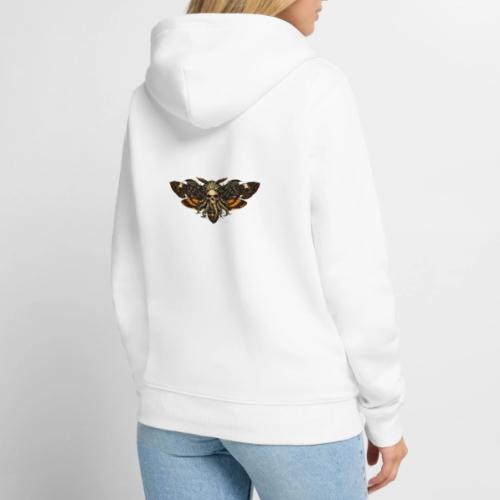 Cthulhu Moth Skull - Unisex Premium Organic Zip Hoodie