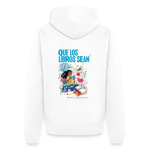 Let Books Be by Loveis Wise (Spanish) - Unisex Premium Organic Zip Hoodie
