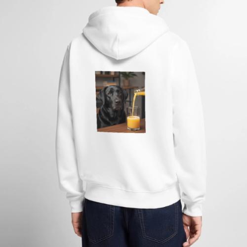 Golden Retriever Chill Juice Vibes - Unisex Premium Organic Zip Hoodie