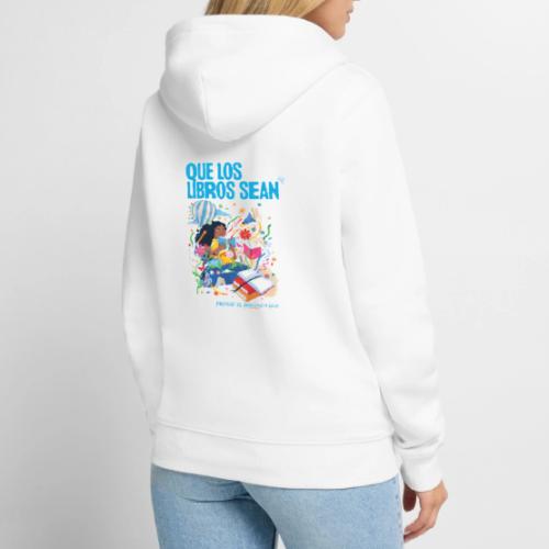 Let Books Be by Loveis Wise (Spanish) - Unisex Premium Organic Zip Hoodie