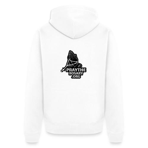Pray the Rosary Sticker - Unisex Premium Organic Zip Hoodie