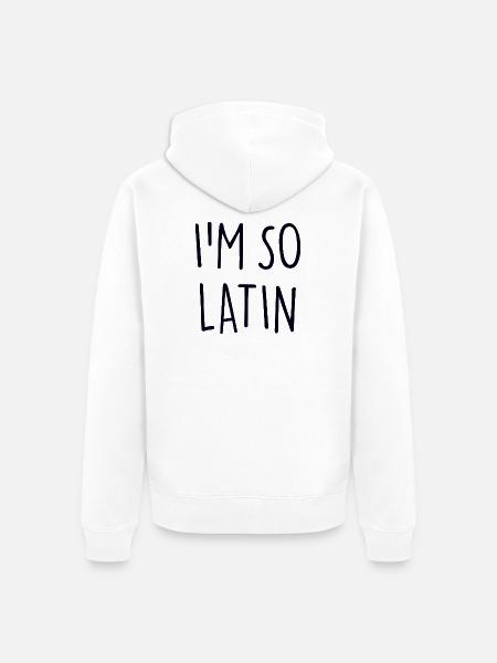 I am so Latin America - Unisex Premium Organic Zip Hoodie - white