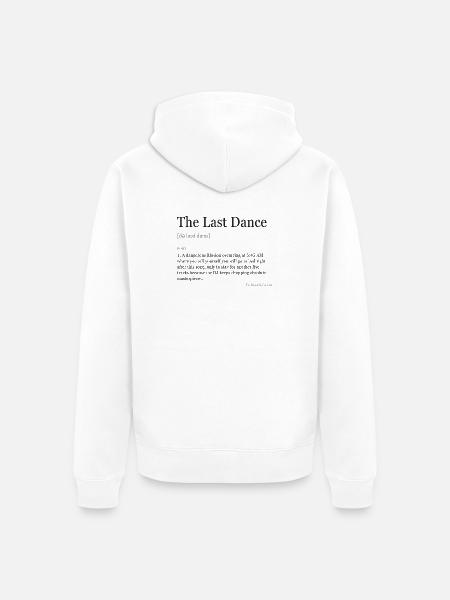 The Last Dance - Unisex Premium Organic Zip Hoodie - white
