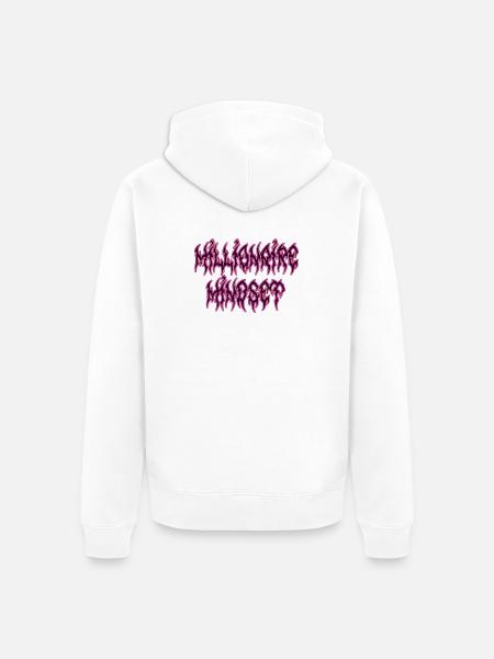 MM new logo - Unisex Premium Organic Zip Hoodie - white