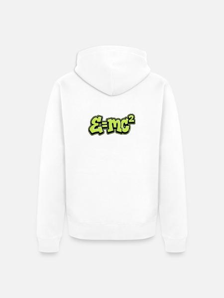 Science Formula Graffiti - Unisex Premium Organic Zip Hoodie - white
