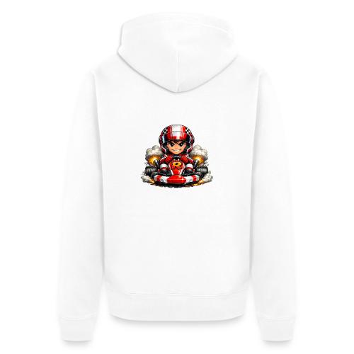 Carcadelogoracerfront - Unisex Premium Organic Zip Hoodie