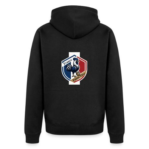 France Rooster T-Shirt, Bleu-Blanc-Rouge gift - Unisex Premium Organic Zip Hoodie