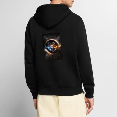 EntangledPhotonsWormhole - Unisex Premium Organic Zip Hoodie