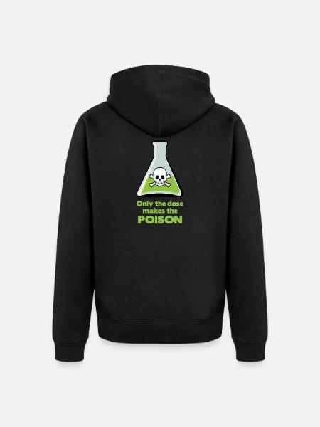 Poison - Unisex Premium Organic Zip Hoodie - black
