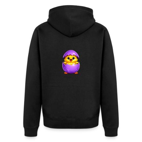 Easter Chick Purple - Unisex Premium Organic Zip Hoodie