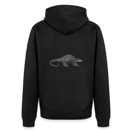 pangolin whole - Unisex Premium Organic Zip Hoodie