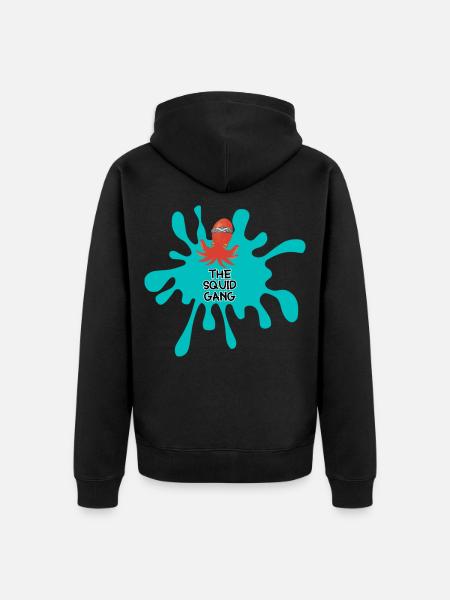 SquidGang merch - Unisex Premium Organic Zip Hoodie - black