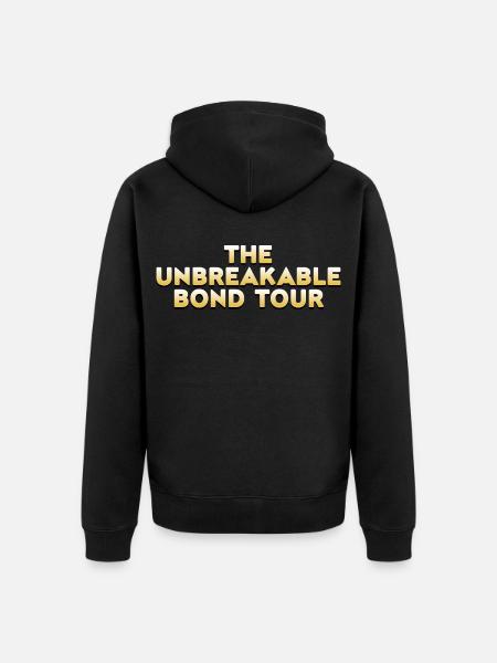 The Unbreakable Bond Tour - Unisex Premium Organic Zip Hoodie - black