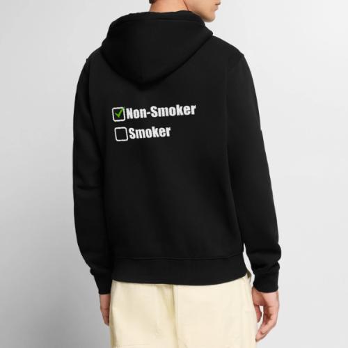 Non-smoker - Unisex Premium Organic Zip Hoodie