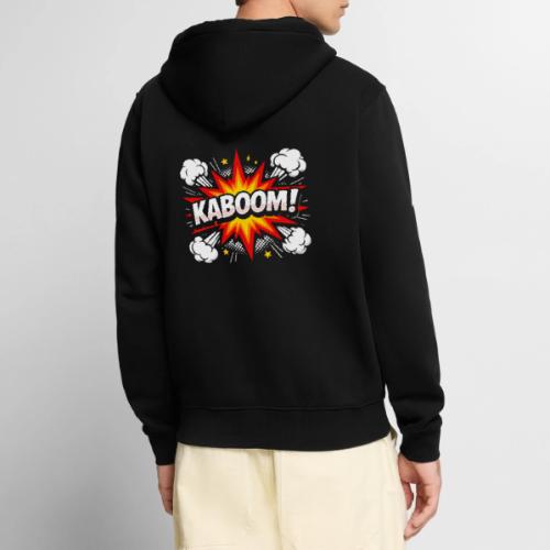 Kaboom Comic Explosion - Unisex Premium Organic Zip Hoodie