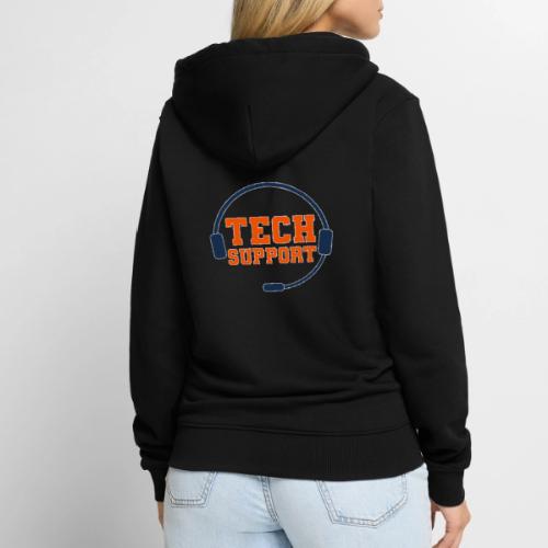 Tech Support Mode On - Unisex Premium Organic Zip Hoodie
