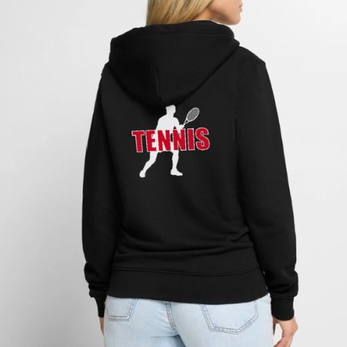Red Court Tennis - Unisex Premium Organic Zip Hoodie
