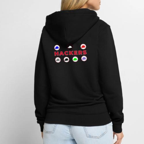 The Spectrum of Hackers - Unisex Premium Organic Zip Hoodie