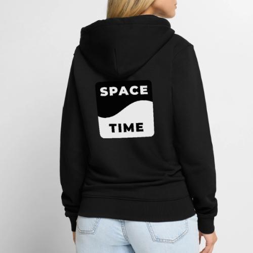 Space-time: Warped Reality - Unisex Premium Organic Zip Hoodie