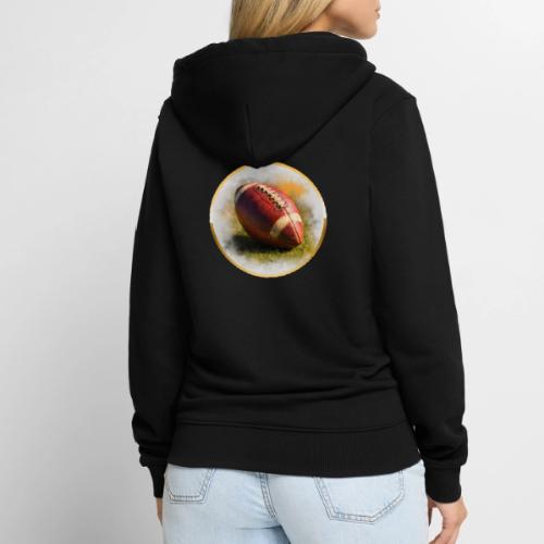 American Football: Heart of the Gridiron - Unisex Premium Organic Zip Hoodie
