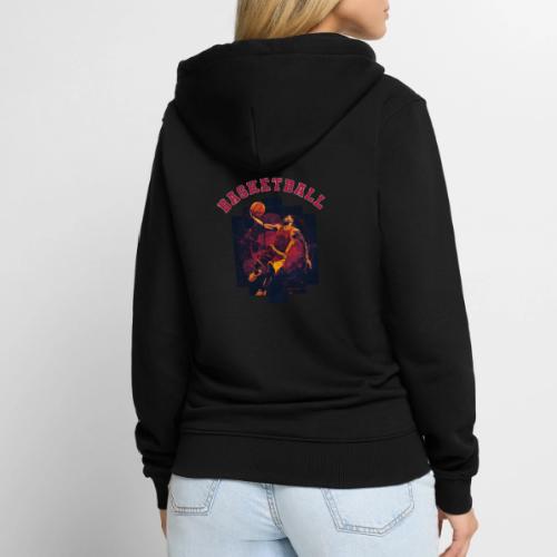 Basketball Spirit - Unisex Premium Organic Zip Hoodie
