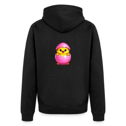 Easter Chick Pink - Unisex Premium Organic Zip Hoodie