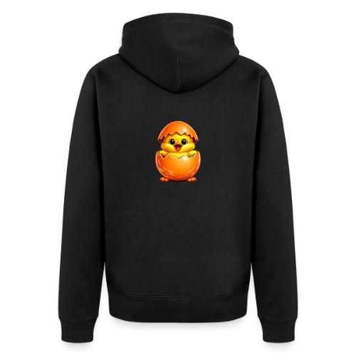 Easter Chick Orange - Unisex Premium Organic Zip Hoodie