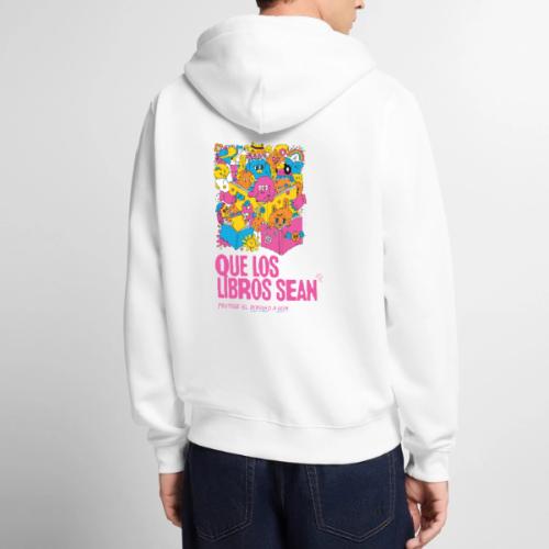 Let Books Be by Hyesu Lee (Spanish) - Unisex Premium Organic Zip Hoodie